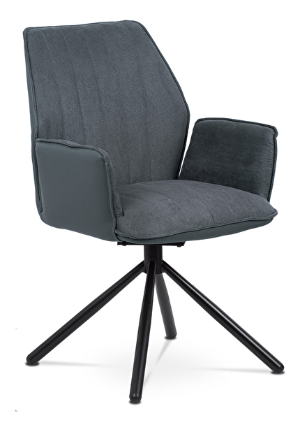Blagovaonska stolica Hagga-399-GREY2 (siva + crna)