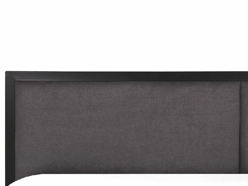 Bračni krevet 160 cm CAMAR (s podnicom) (crna)