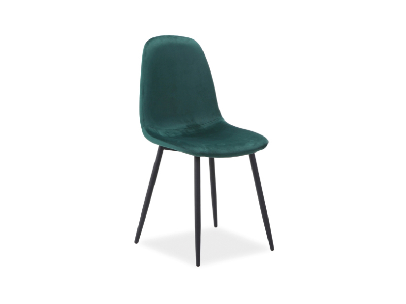 Blagovaonska stolica Fannie (zelena + crna)