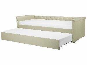 Krevet na razvlačenje 80 cm LISABON (s podnicom) (bež)