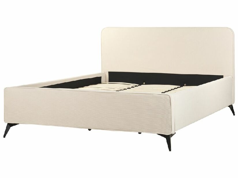 Bračni krevet 180 cm Vardiel (bež) (s podnicom)