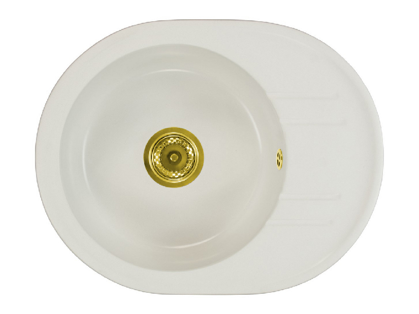 Kuhinjski sudoper Baltera (bijela) (sa 3 otvora za baterije)