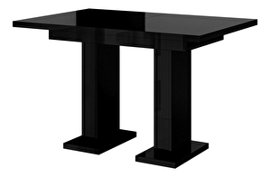 Blagovaonski stol Gilnar (crna sjaj) (za 4 do 6 osoba)