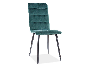 Blagovaonska stolica Olivie (zelena + crna)