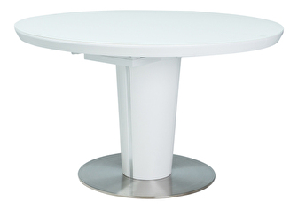 Blagovaonski stol na razvlačenje 120-160 cm Oris (bijela) (za 4 do 6 osoba)