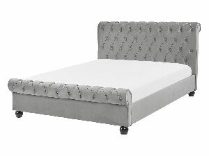 Bračni krevet 140 cm ARCHON (s podnicom) (siva)