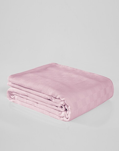 Prekrivač 160 x 230 cm Plaines (ružičasta)