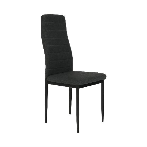 Blagovaonska stolica Collort nova (tamnosiva + crna) 