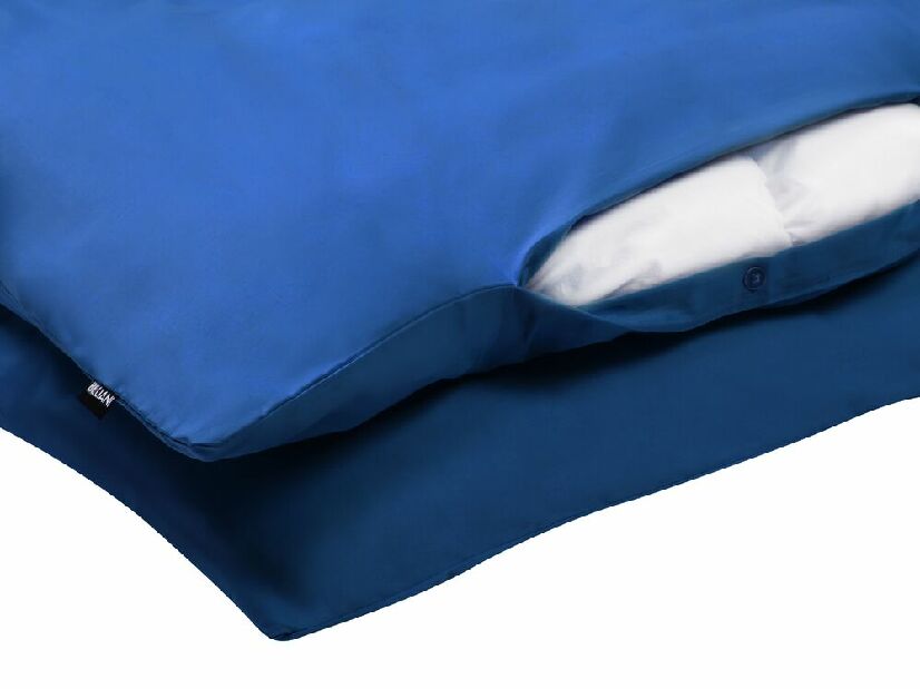 Posteljina 200 x 220 cm Hunter (plava) (u kompletu s jastučnicama)