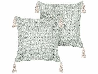 Set 2 ukrasna jastuka 42 x 42 cm Hakko (zelena)