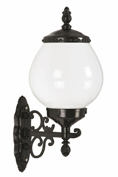 Vanjska zidna svjetiljka Devina (crna + bijela)