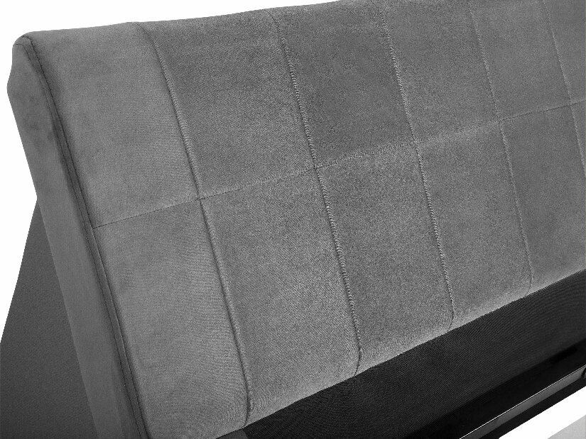Bračni krevet 180 cm VICHA 2 (s podnicom) (siva)