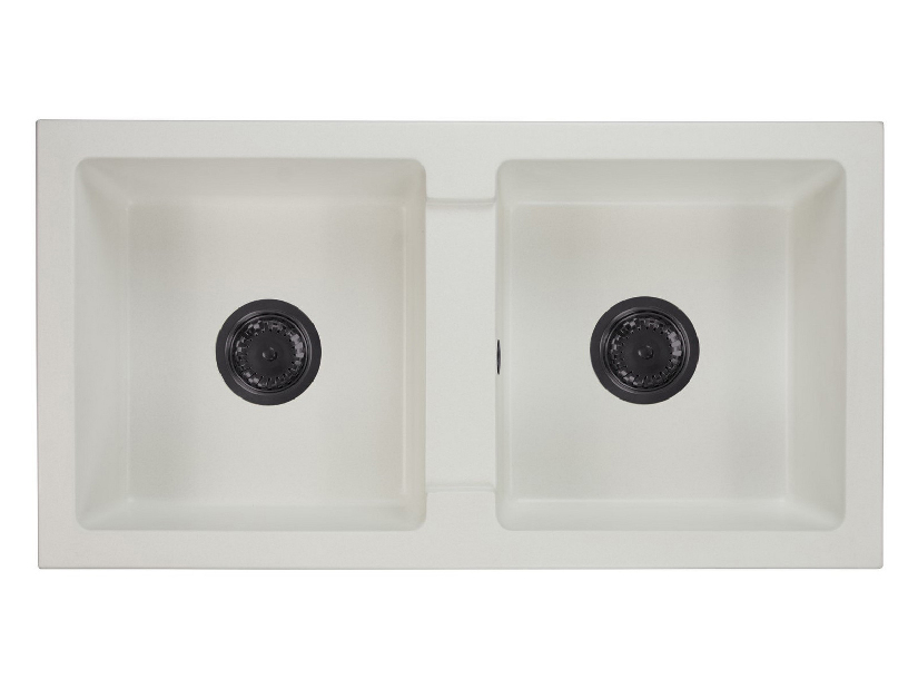 Kuhinjski sudoper Byrbys (bijela) (s 1 otvorom za bateriju)