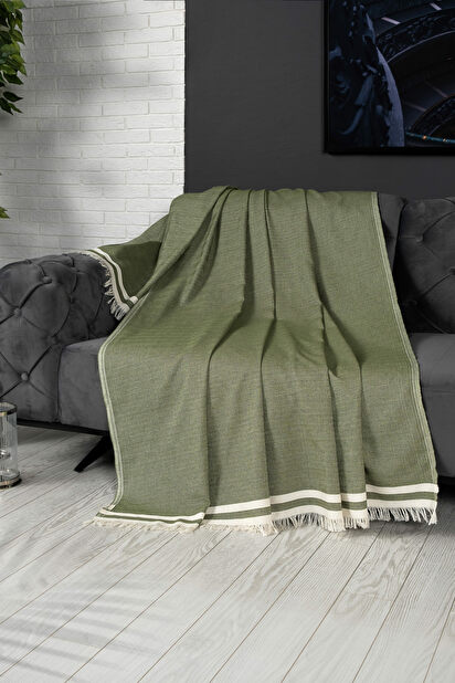 Prekrivač za sofu 170 x 230 cm Alenea (zelena)