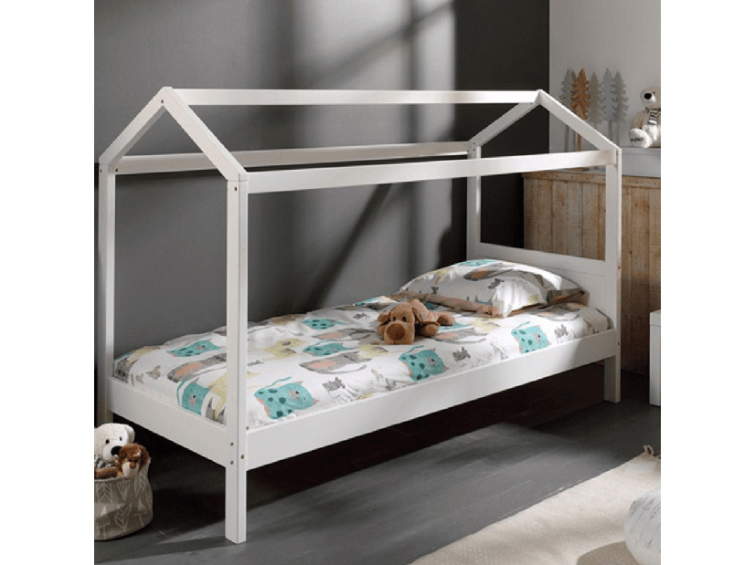 Jednostruki krevet 90 cm Impresionista (bijela)