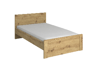 Bračni krevet 120 cm Andra (hrast artisan) (bez madraca i podnice)