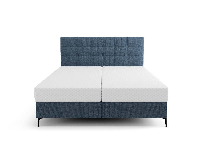 Jednostruki krevet 120 cm Infernus Comfort (plava) (s podnicom, s prostorom za odlaganje)