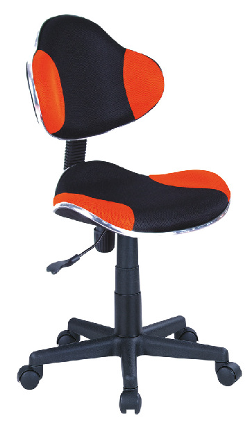Dječja stolica- Signal Donker tkanina, narančasto-crna