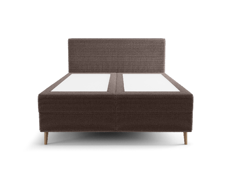 Jednostruki krevet 120 cm Napoli Comfort (smeđa) (s podnicom, s prostorom za odlaganje)