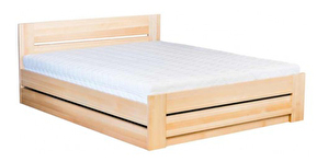 Bračni krevet 140 cm LK 198 BOX (s podnicom i prostorom za odlaganje)