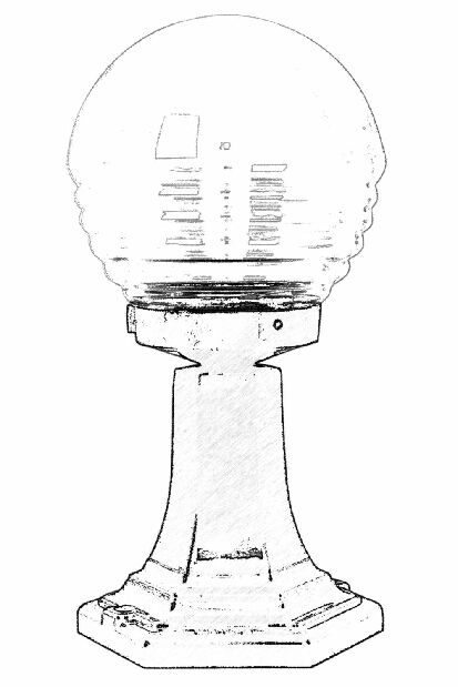 Vanjska zidna svjetiljka Milosz (crna)