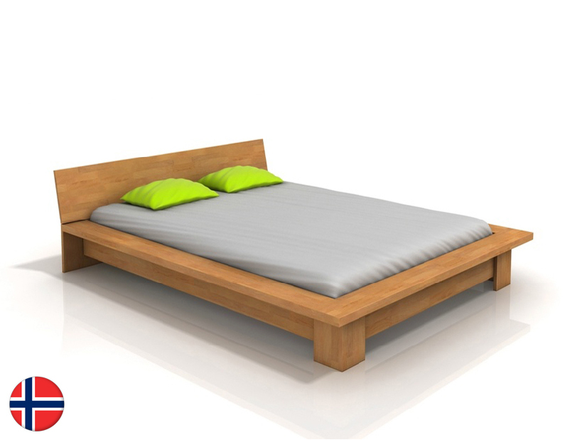 Bračni krevet 180 cm Boergund (bukva) (S podnicom) *rasprodaja 