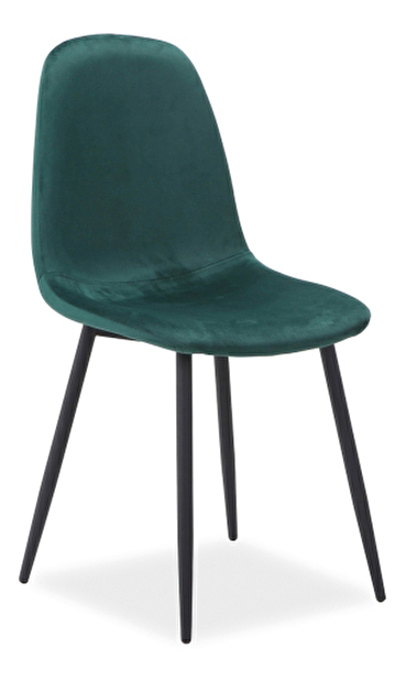Blagovaonska stolica Fannie (zelena + crna)