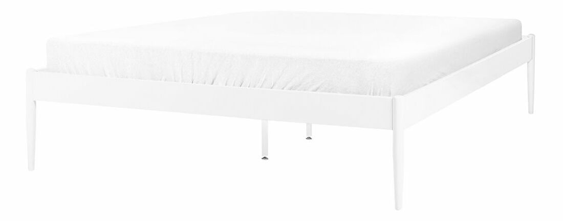 Bračni krevet 140 cm Victoire (bijela) (s podnicom)