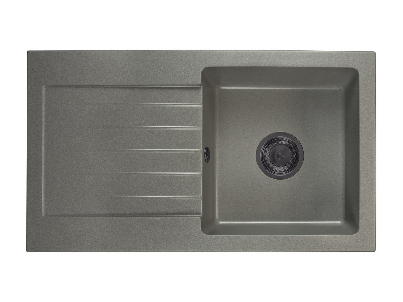 Kuhinjski sudoper Lemmion (siva) (sa 3 otvora za baterije) (L)