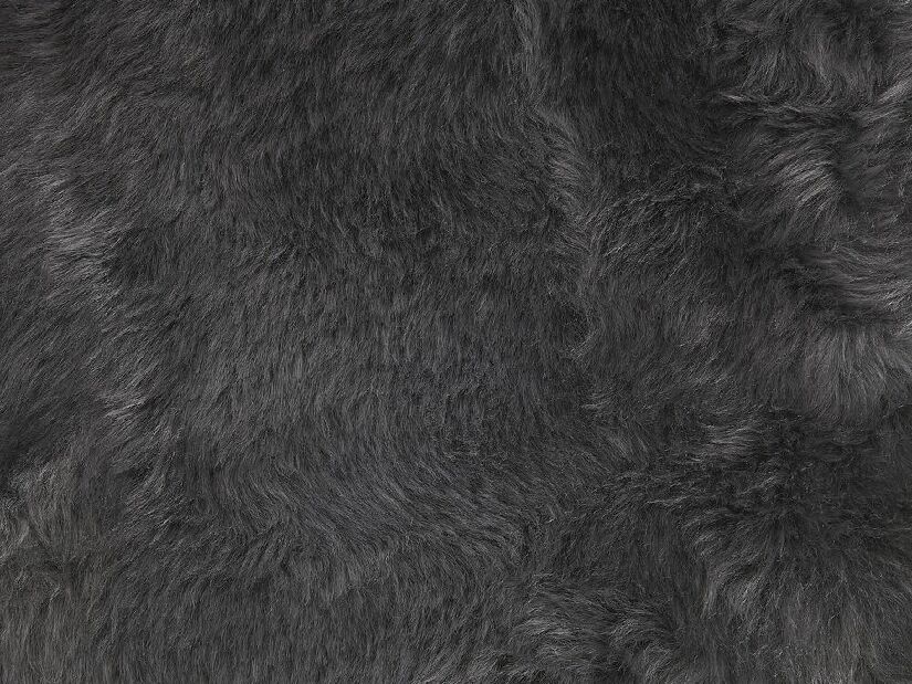 Tepih 65x110 cm ULUNDI (koža) (tamno siva)
