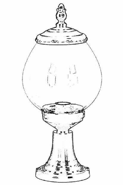 Vanjska zidna svjetiljka Blossom (crna)