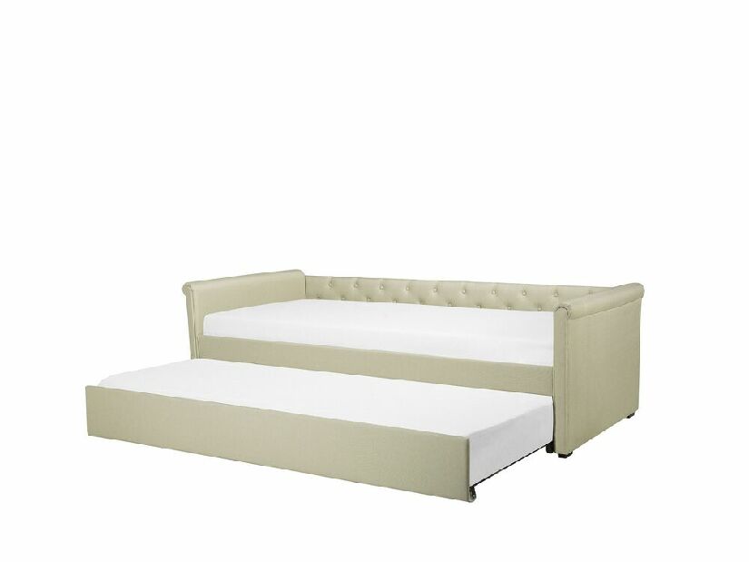 Krevet na razvlačenje 80 cm LISABON (s podnicom) (bež) *rasprodaja