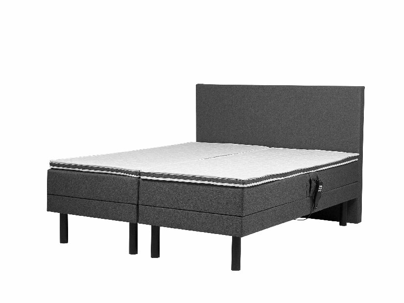 Bračni krevet 180 cm ERLE (siva)