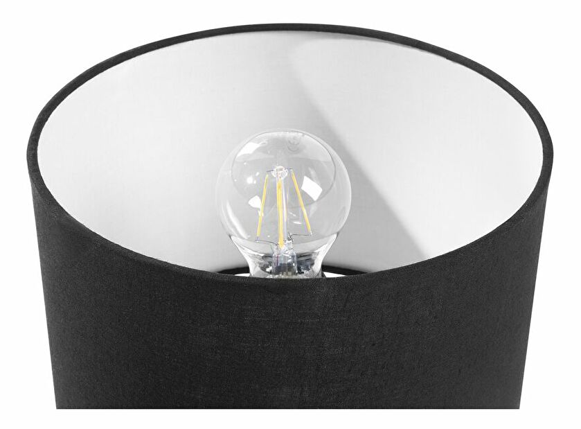 Stolna svjetiljka TARON (PC tkanina) (crna)