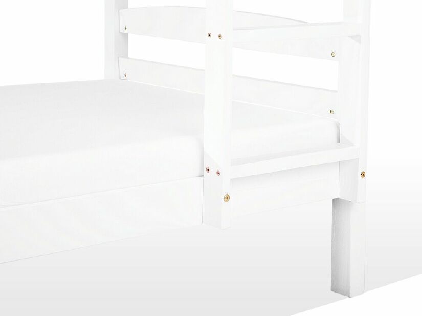 Krevet na kat 90 cm RESPOND (s podnicom) (bijela)