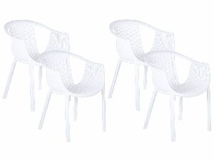 Set vrtnih stolica (4 kom.) Napza (bijela)