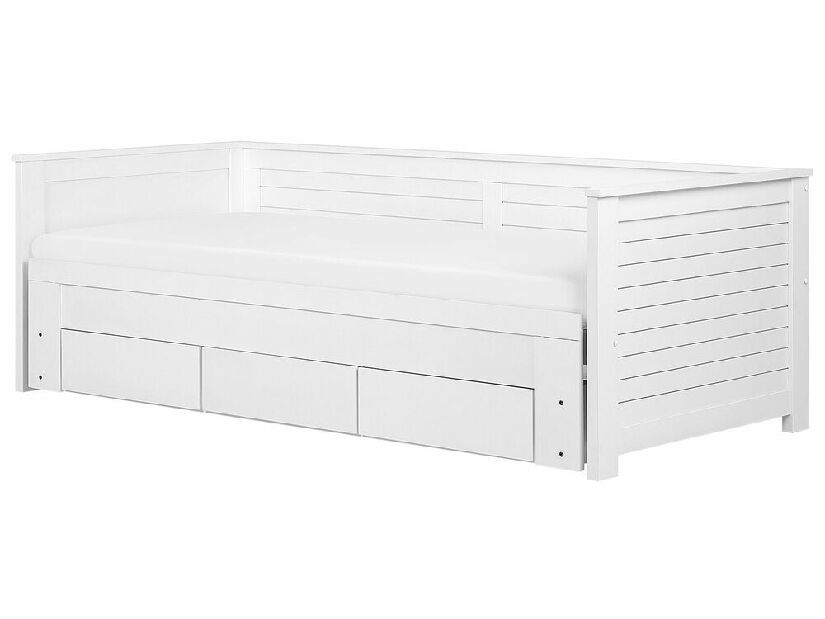 Krevet na razvlačenje 91 cm CAJUN (s podnicom) (bijela)