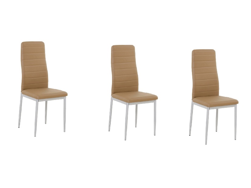 Set blagovaonskih stolica (3 kom.) Collort nova (karamela) *outlet moguća oštećenja
