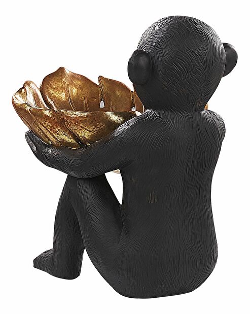 Dekorativna figurica SOMUN (crna + zlatna)