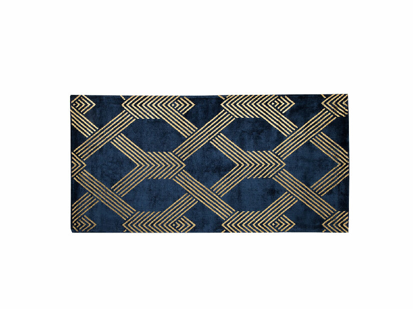 Tepih 80x150 cm VESKE (tkanina) (plava)