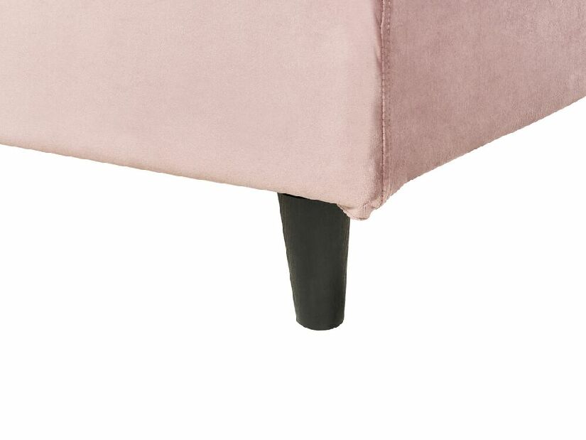 Bračni krevet 140 cm Ferdinand (ružičasta) (s podnicom)