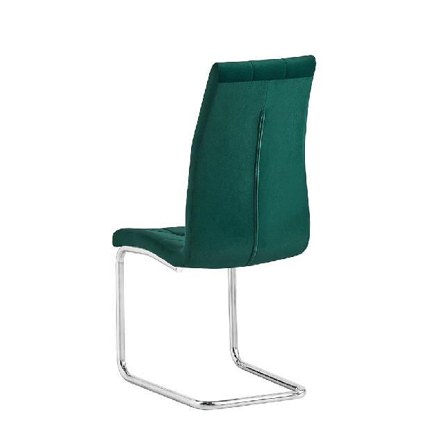 Set 2 kom. blagovaonskih stolica Farando NEW (smaragdna + krom) *outlet moguća oštećenja