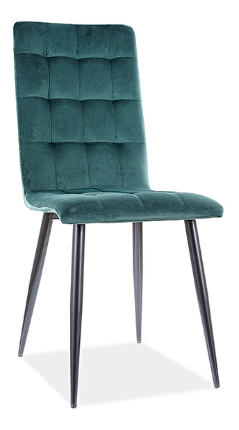 Blagovaonska stolica Olivie (zelena + crna)