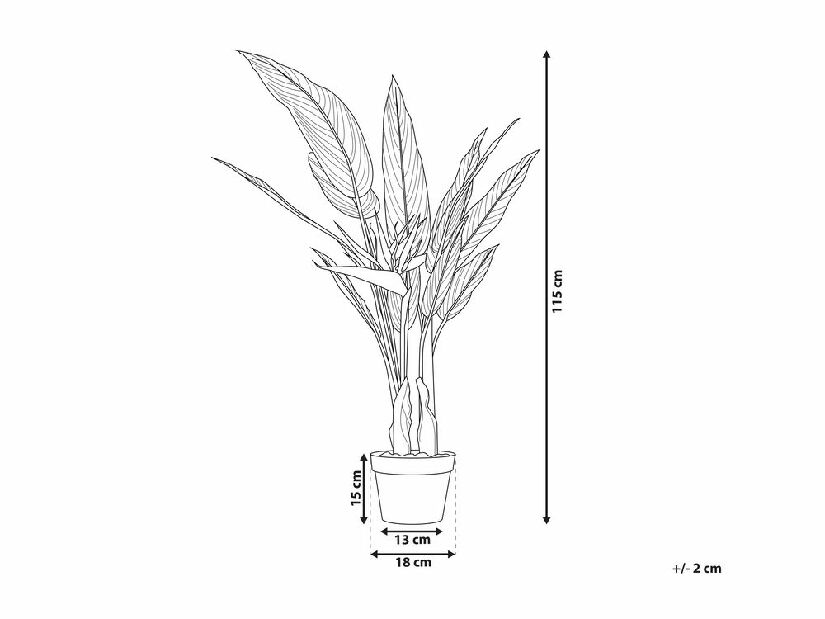 Umjetna biljka 115 cm SARIZA