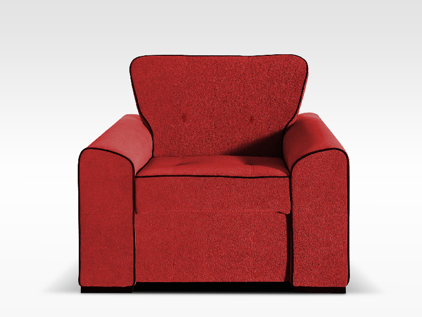 Fotelja Marion 1R (crvena + crna) *outlet moguća oštećenja