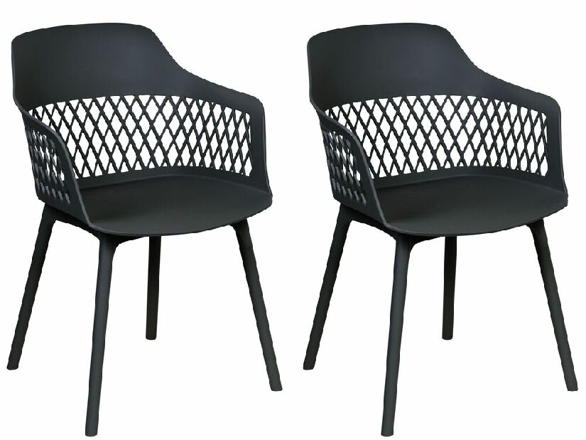 Set blagovaonskih stolica (2 kom.) Anneli (crna)