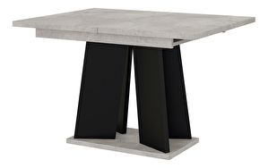 Blagovaonski stol Mulnu (svijetlosiva + crna) (za 4 do 6 osoba)