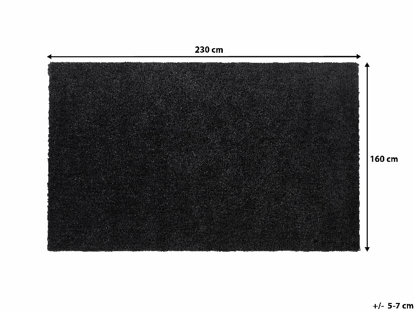 Tepih 230 cm Damte (crna)