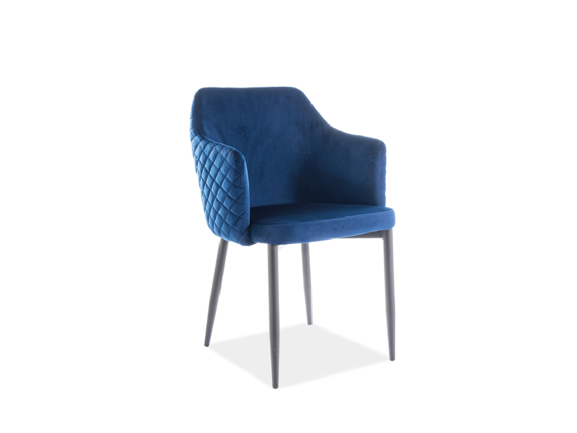 Blagovaonska stolica Amiee (plava + siva)