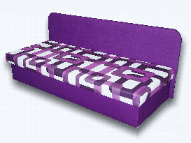 Jednostruki krevet (kauč) 80 cm Lady IV (Ljubičasta 49 + Gusto 10)